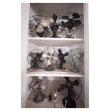9 NON WORKING VINTAGE FANS