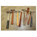 5 HAMMERS & HAMMER HANDLE