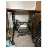 TREADLE SEWING MACHINE TABLE