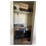 ELECTRONICS AND PARTS IN CLOSET