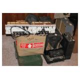 CAMP STOVE, RADIO PARTS ETC