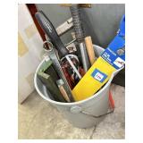 PAIL OF HAND TOOLS
