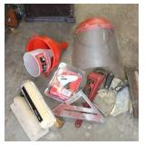 HAMMERS, TROWELS, FACE SHIELD ETC