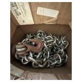 TOW CHAIN WITH HOOKS