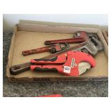 PIPE WRENCHES AND SNIPS