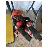 EXTENSION CORDS & 4 CHARGED FIRE EXTS.