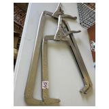 2 LIKE NEW VISE GRIP LOCKING CLAMPS