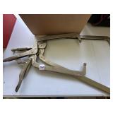2 LIKE NEW VISE GRIP LOCKING CLAMPS