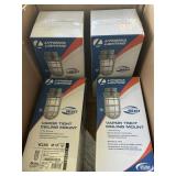 4 VAPOR TIGHT CEILING MOUNT LIGHTS