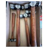 5 CRAFTSMAN HAMMERS