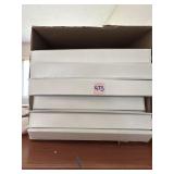 10 WHITE BINDERS