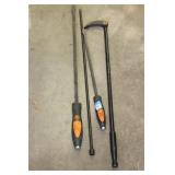 3 BARS AND SNAP ON 36" 1/2" DRIVE EXTENSION