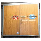 WALL CABINET WITH VARIOUS PARTS