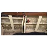 2 CABINETS OF GLASS TUMBLERS