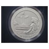 2019 AMERICAN MEMORIAL PARK 5 OZ SILVER COIN - UNC