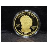 2007 "ABIGAIL ADAMS" FIRST SPOUSE PROOF $10 GOLD