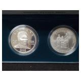 BLACK REVOLUTIONARY WAR PATRIOTS 2 COIN SET -