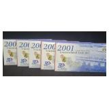 2001 UNC MINT COIN SET - P & D MINTS - 5 TIMES BID