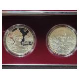 1999 DOLLEY MADISON PROOF & UNC SILVER DOLLAR