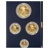 2007-W AMERICAN EAGLE GOLD PROOF COIN SET -