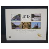 2018 AMERICA THE BEAUTIFUL UNC QUARTERS SET -