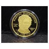 2007 "MARTHA WASHINGTON" FIRST SPOUSE PROOF GOLD