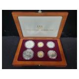 1992 U.S. OLYMPIC 6 COIN SET - CONTAINS: PROOF &