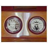 2007-W AMERICAN EAGLE 10TH ANN. PLATINUM COIN SET