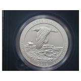 2018 BLOCK ISLAND NAT. WILDLIFE REFUGE 5 OZ SILVER