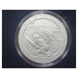 2019 WAR IN THE PACIFIC NAT. PARK 5 OZ SILVER COIN