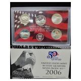 2006 U.S. MINT STATE QUARTER SILVER PROOF SET -