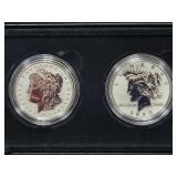 2023-S MORGAN AND PEACE REVERSE PROOF COIN SET -