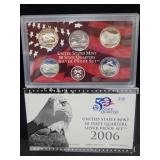2006 MINT STATE QUARTER SILVER PROOF SET -