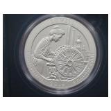 2019 LOWELL NAT. HISTORICAL PARK 5 OZ SILVER COIN-