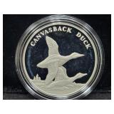 2003 "CANVAS BACK DUCK" - 90% SILVER MEDAL -