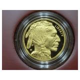 2008-W AMERICAN BUFFALO 1/2 OZ GOLD PROOF COIN  -