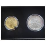 2006-W AMERICAN EAGLE GOLD & SILVER COIN SET -