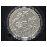 2017 ELLIS ISLAND 5 OZ UNC SILVER COIN -