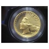 2019-W AMERICAN LIBERTY HIGH RELIEF $100 GOLD COIN