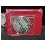 1974 ISRAEL PROOF & UNC SILVER COINS (90%) PLUS