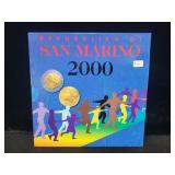 2000 RUPUBLIC OF SAN MARINO MINT SET