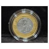 2000 LIBRARY OF CONGRESS BIMETALLIC $10 COIN -