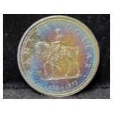 1973 ROYAL CANADIAN MOUNTED POLICE SILVER DOLLAR