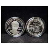 1998 ROBERT F. KENNEDY MEMORIAL 2 COIN SET -