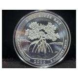 2020 VIRGIN ISLANDS "SALT RIVER BAY" 5 OZ SILVER