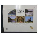 2018 AMERICA THE BEAUTIFUL UNC QUARTERS SET -
