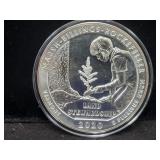 2020 VEREMONT 5 OZ SILVER ROUND - MARSH-BILLINGS-