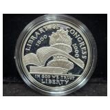 2000 LIBRARY OF CONGRESS PROOF SILVER DOLLAR -