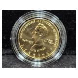 1996 SMITHSONIAN INSTITUTION 150TH ANN. $5 GOLD