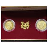 1999 "GEORGE WASHINGTON" PROOF & UNC GOLD COIN SET